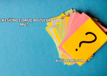 El Kesilince Oruç Bozulur mu?