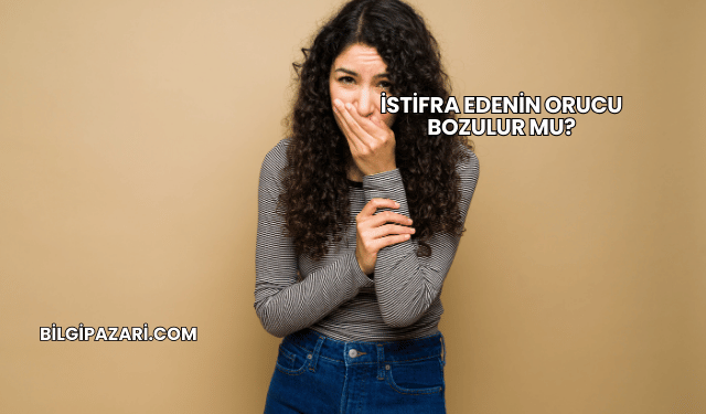İstifra Edenin Orucu Bozulur mu?
