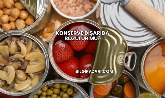 Konserve Dışarıda Bozulur mu?