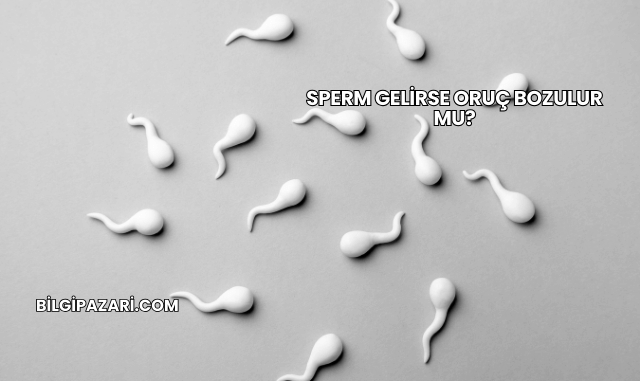Sperm Gelirse Oruç Bozulur mu?