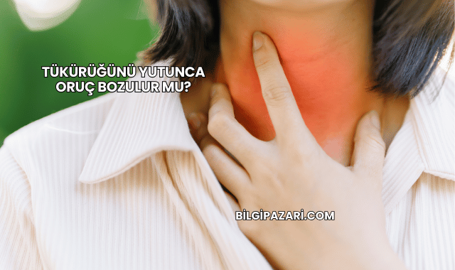 Tükürüğünü Yutunca Oruç Bozulur mu?