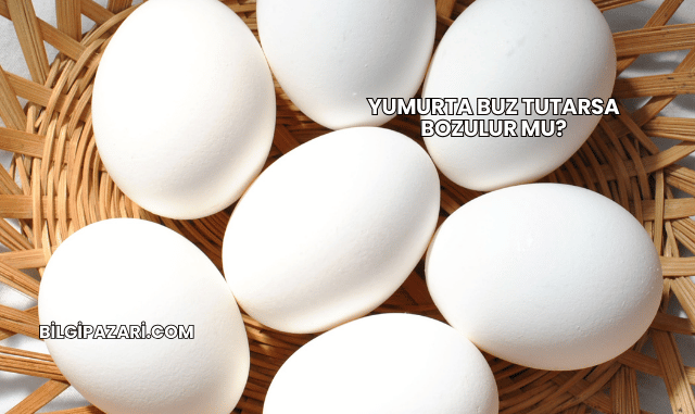 Yumurta Buz Tutarsa Bozulur mu?