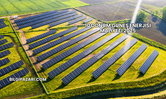 10 Dönüm Güneş Enerjisi Maliyeti 2025