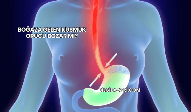Boğaza Gelen Kusmuk Orucu Bozar mı?