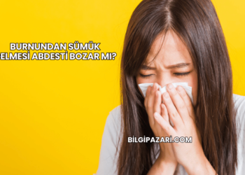 Burnundan Sümük Gelmesi Abdesti Bozar mı?