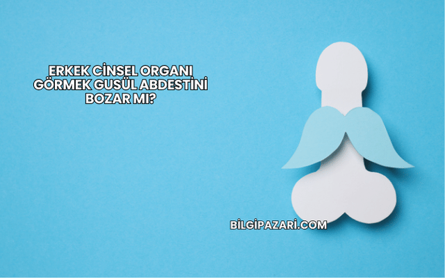 Erkek Cinsel Organı Görmek Gusül Abdestini Bozar mı?