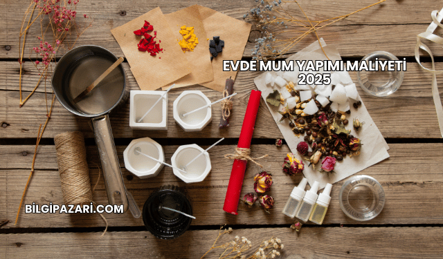 Evde Mum Yapımı Maliyeti 2025