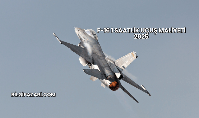 F-16 1 Saatlik Uçuş Maliyeti 2025