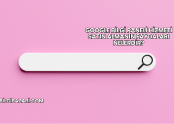 Google Bilgi Paneli Hizmeti Satın Almanın Faydaları Nelerdir?