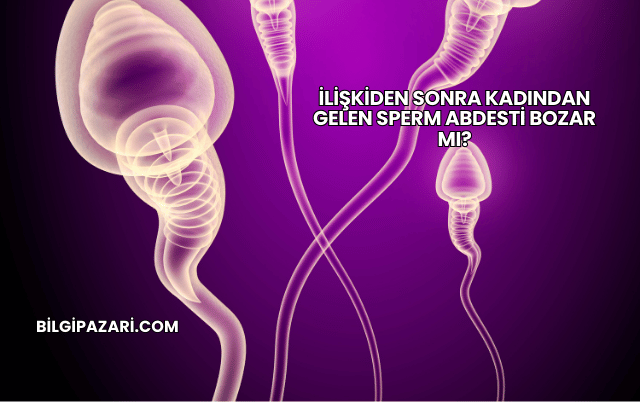 İlişkiden Sonra Kadından Gelen Sperm Abdesti Bozar mı?