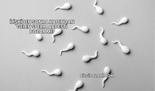 İlişkiden Sonra Kadından Gelen Sperm Abdesti Bozar mı?