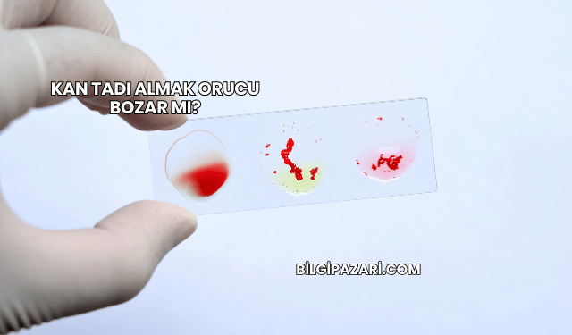 Kan Tadı Almak Orucu Bozar mı?