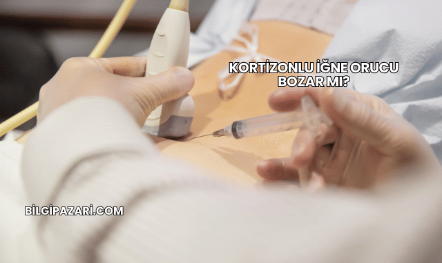 Kortizonlu İğne Orucu Bozar mı?