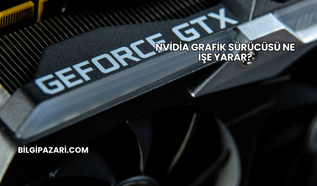 Nvidia Grafik Sürücüsü Ne İşe Yarar?