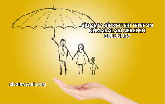 Sigorta Şirketleri Telefon Numaraları Nereden Bulunur?