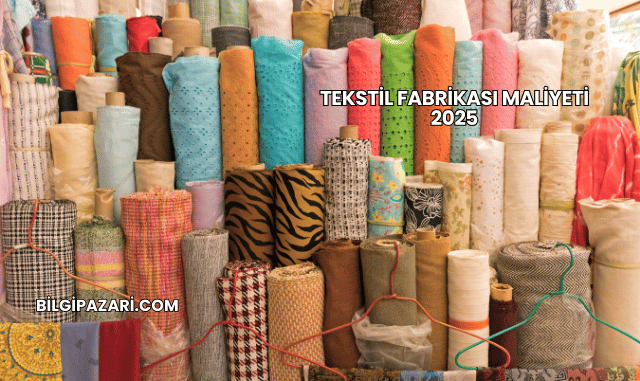 Tekstil Fabrikası Maliyeti 2025