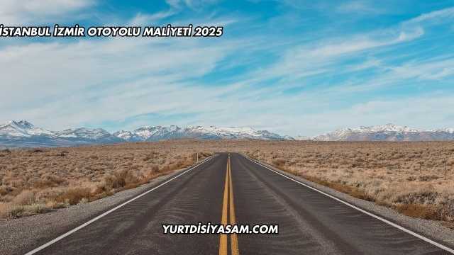 İstanbul İzmir Otoyolu Maliyeti 2025