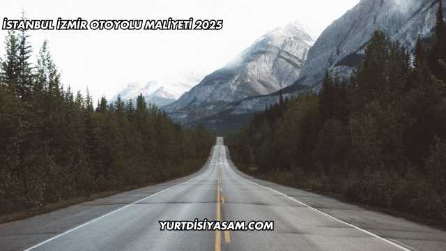 İstanbul İzmir Otoyolu Maliyeti 2025
