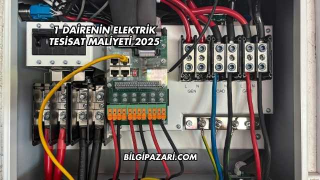 1 Dairenin Elektrik Tesisat Maliyeti 2025