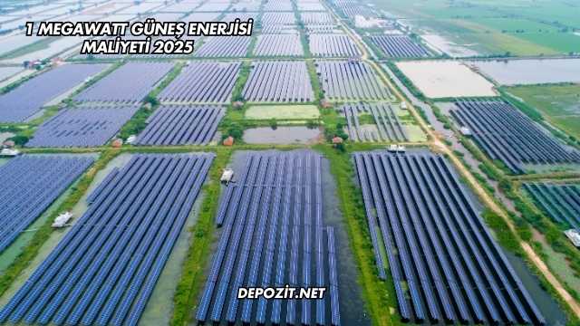 1 Megawatt Güneş Enerjisi Maliyeti 2025