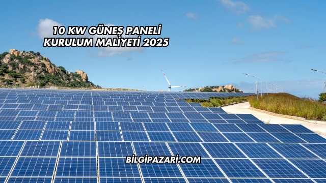 10 KW Güneş Paneli Kurulum Maliyeti 2025