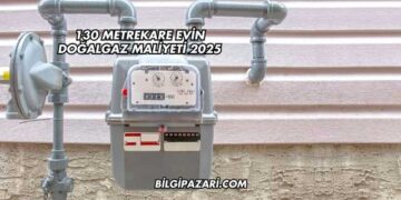 130 Metrekare Evin Doğalgaz Maliyeti 2025