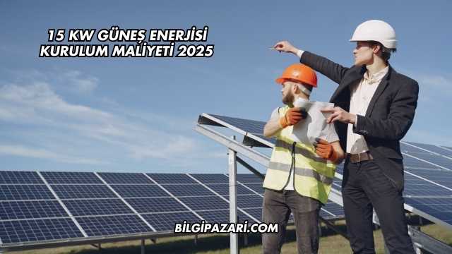 15 kw Güneş Enerjisi Kurulum Maliyeti 2025