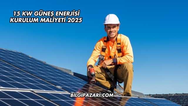 15 kw Güneş Enerjisi Kurulum Maliyeti 2025