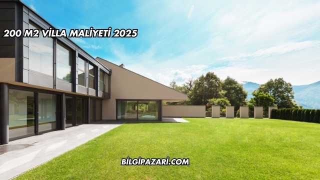 200 m2 Villa Maliyeti 2025