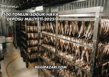 500 Tonluk Soğuk Hava Deposu Maliyeti 2025
