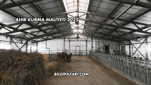 Küçükbaş Ahır Maliyeti 2025
