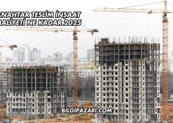 Anahtar Teslim İnşaat Maliyeti Ne Kadar 2025