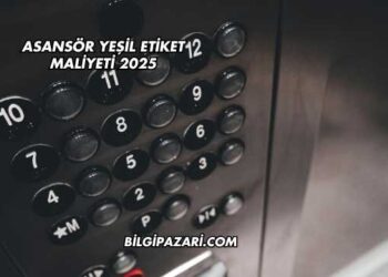 Asansör Yeşil Etiket Maliyeti 2025
