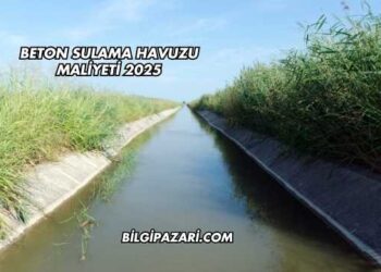 Beton Sulama Havuzu Maliyeti 2025