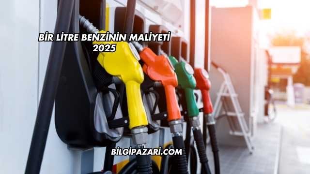Bir Litre Benzinin Maliyeti 2025