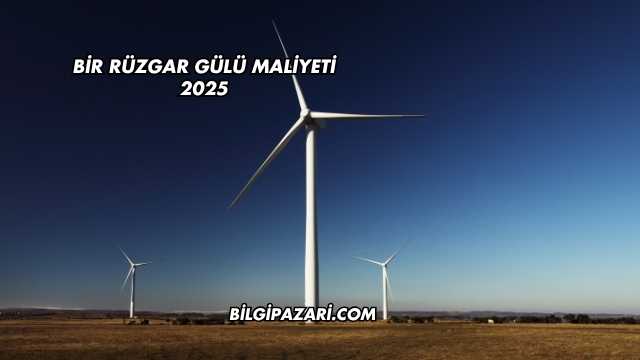 Bir Rüzgar Gülü Maliyeti 2025