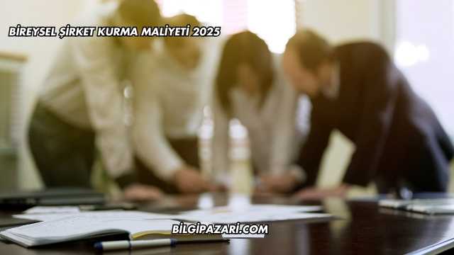 Bireysel Şirket Kurma Maliyeti 2025
