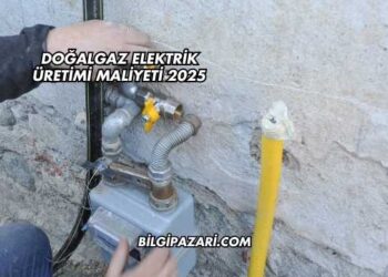 Doğalgaz Elektrik Üretimi Maliyeti 2025