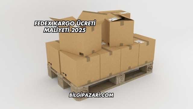 FedEx Kargo Ücreti Maliyeti 2025