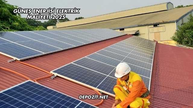 Güneş Enerjisi Elektrik Maliyeti 2025
