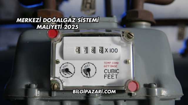 Merkezi Doğalgaz Sistemi Maliyeti 2025