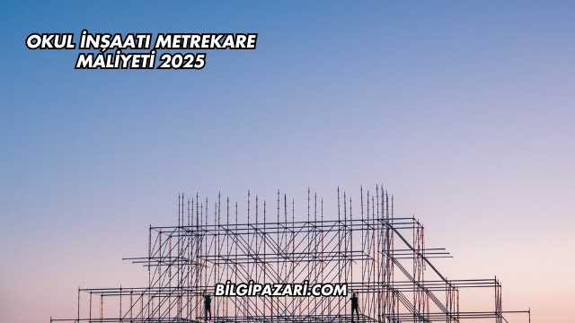 Okul İnşaatı Metrekare Maliyeti 2025