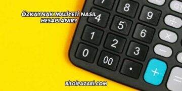 Özkaynak Maliyeti Nasıl Hesaplanır?