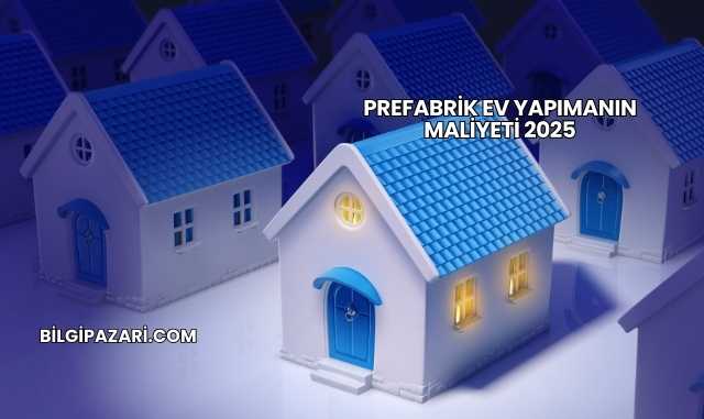 Prefabrik Ev Yapımanın Maliyeti 2025
