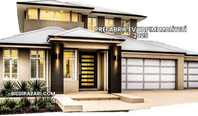 Prefabrik Ev Yapımı Maliyeti 2025