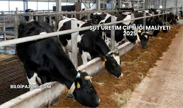 Süt Üretim Çiftliği Maliyeti 2025