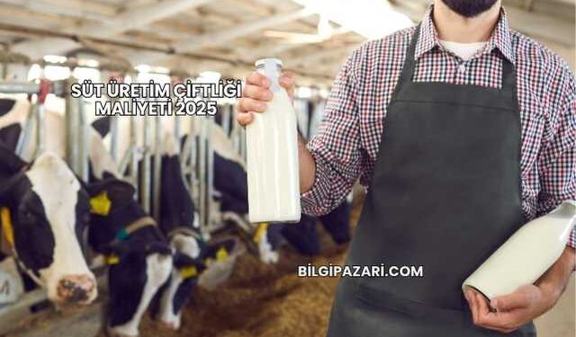 Süt Üretim Çiftliği Maliyeti 2025