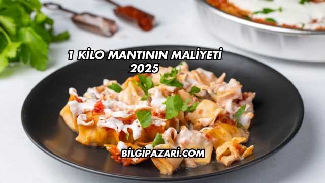 1 Kilo Mantının Maliyeti 2025