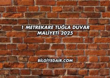 1 Metrekare Tuğla Duvar Maliyeti 2025