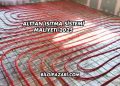 Alttan Isıtma Sistemi Maliyeti 2025